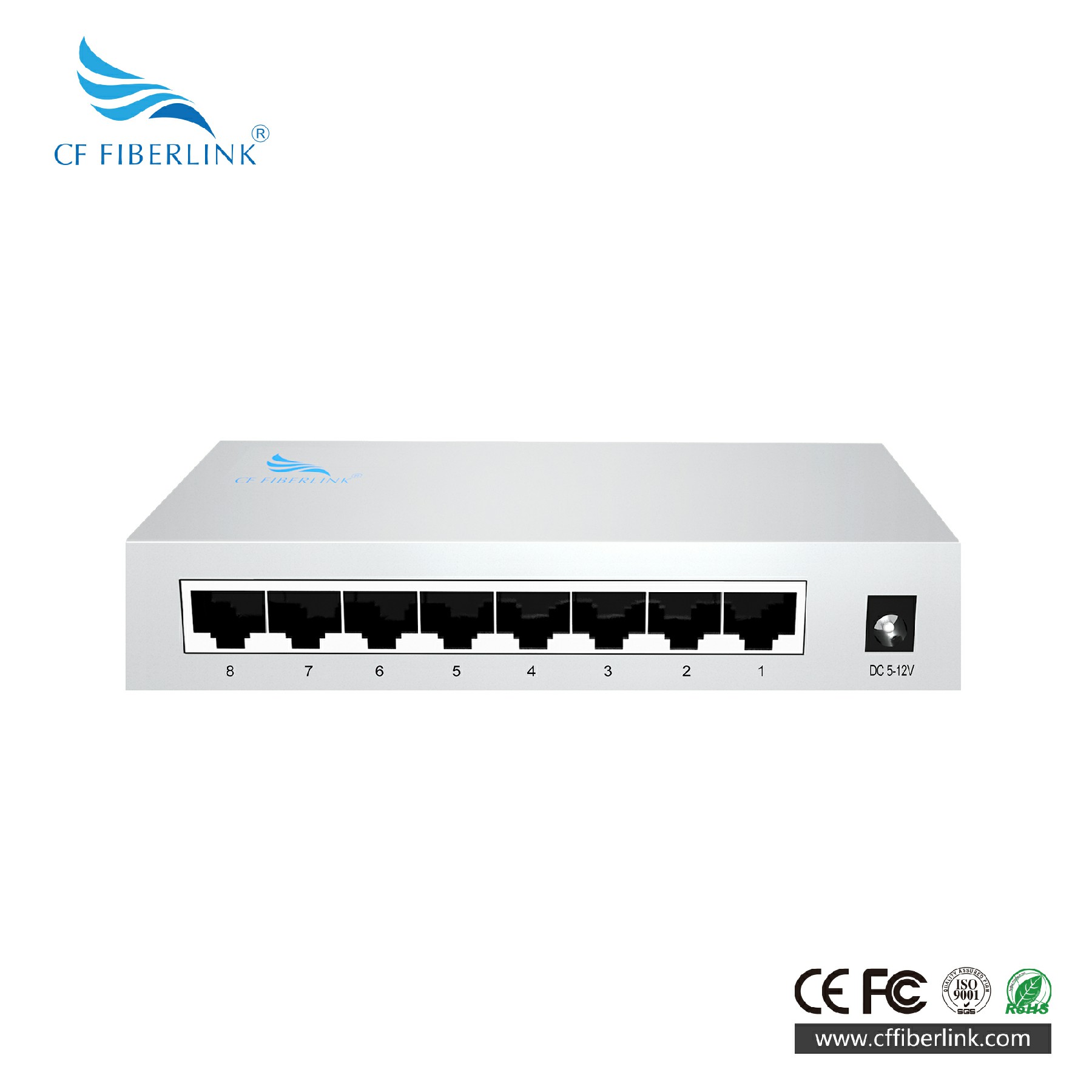 千兆1光8電單模雙纖 