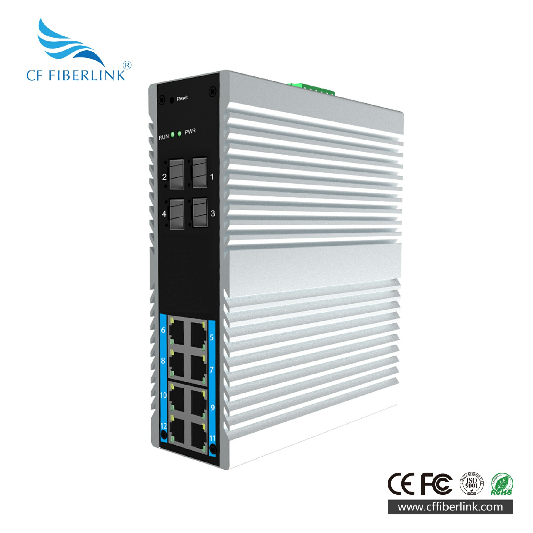 L2+網(wǎng)管4千兆光8千兆電工業(yè)交換機(jī)