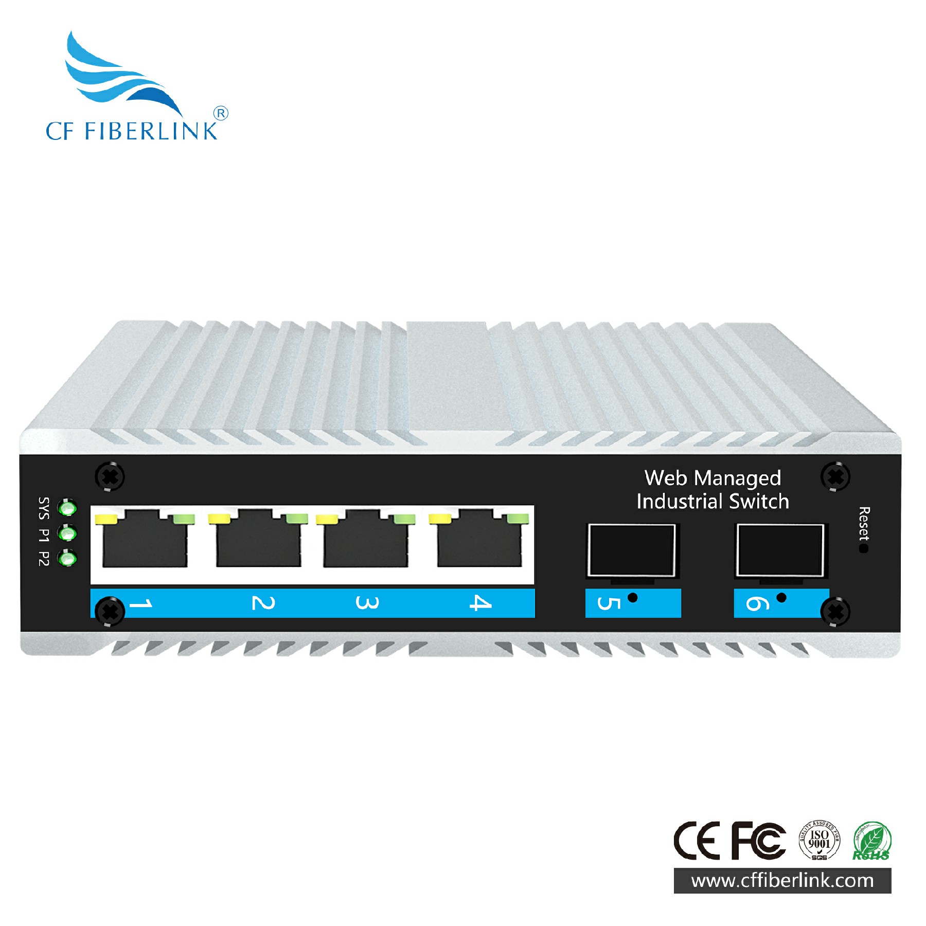 2千兆光4千兆電工業(yè)交換機