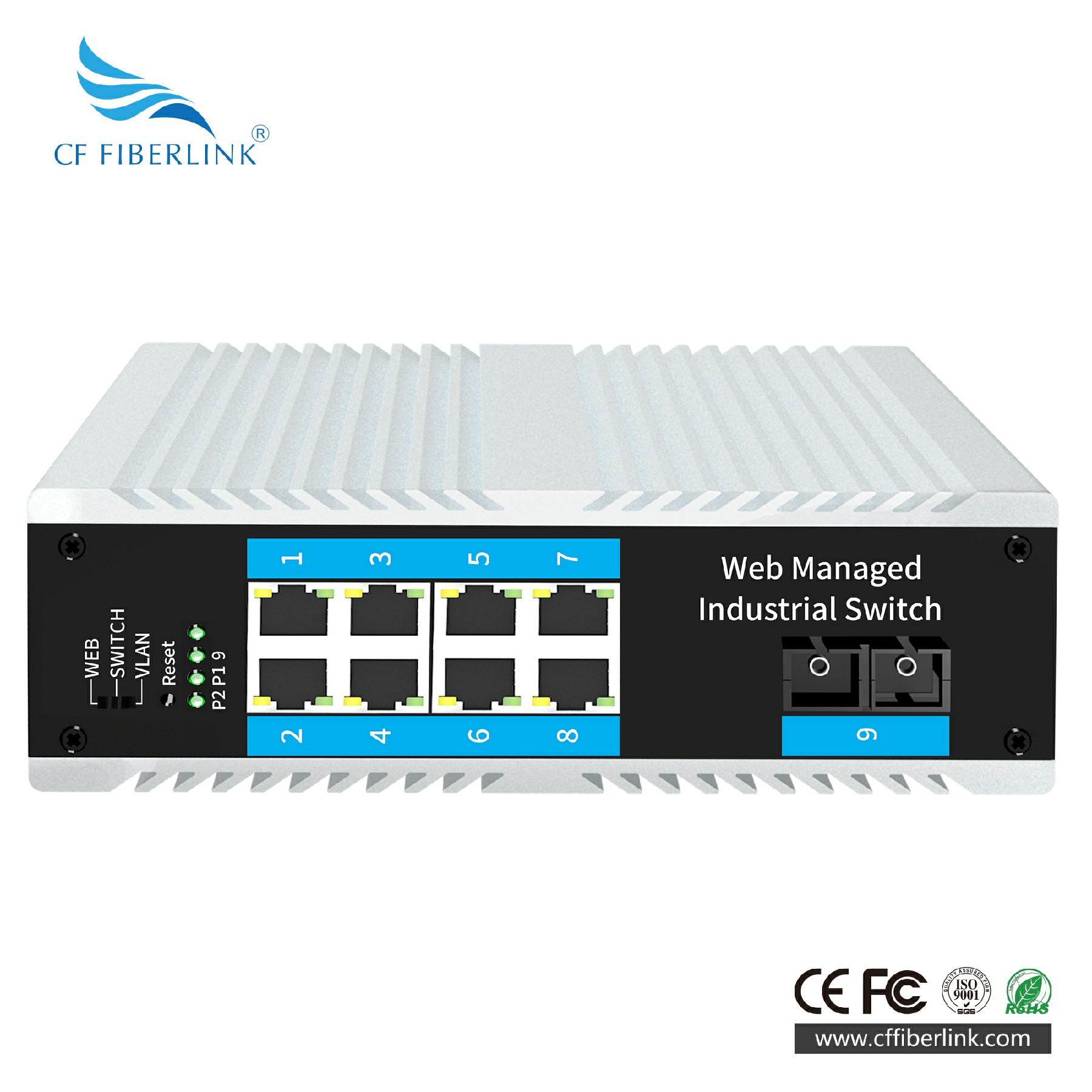 千兆1光8電多模雙纖工業(yè)級(jí)交換機(jī)